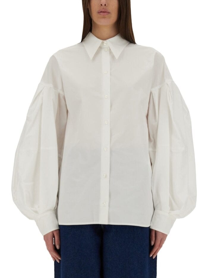 NINA RICCI SHIRT WITH "COCOON" SLEEVES