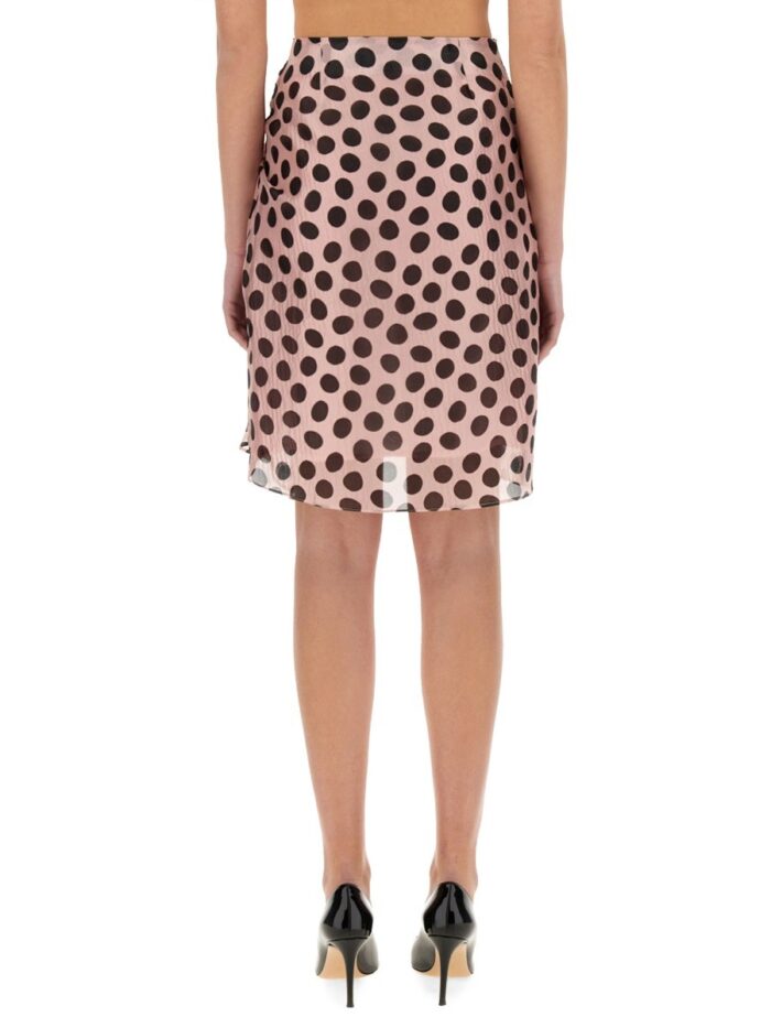 NINA RICCI SKIRT WITH ASYMMETRICAL BOW DETAIL