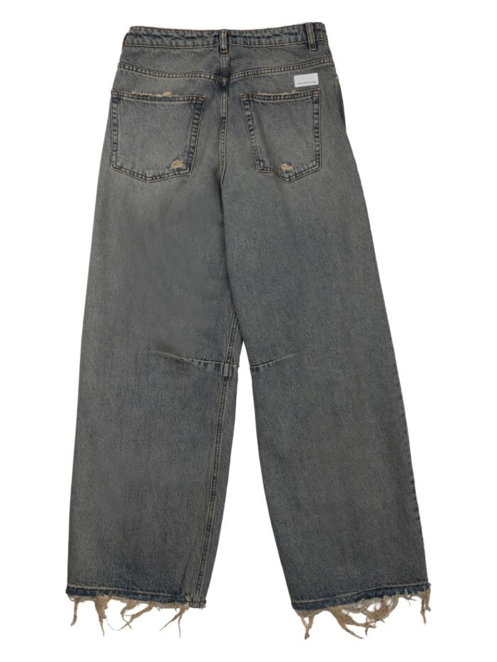 NINE:INTHE:MORNING JEANS "ERGONOMIC" EFFETTO "DESTROY"