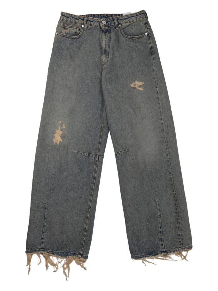 NINE:INTHE:MORNING JEANS "ERGONOMIC" EFFETTO "DESTROY"
