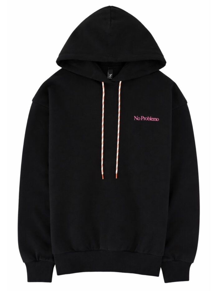 NO PROBLEMO FELPA CON LOGO E STAMPA