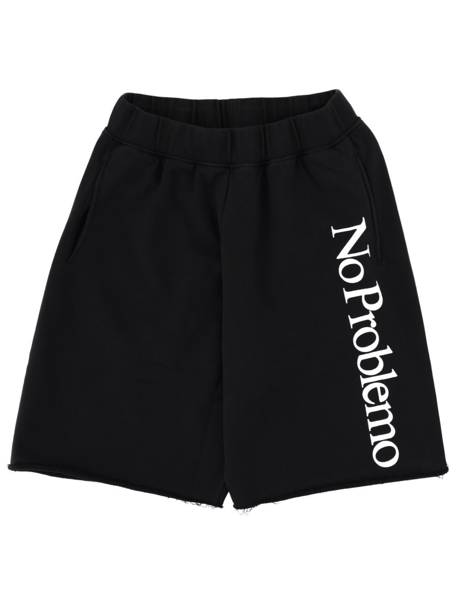 NO PROBLEMO SHORTS CON LOGO