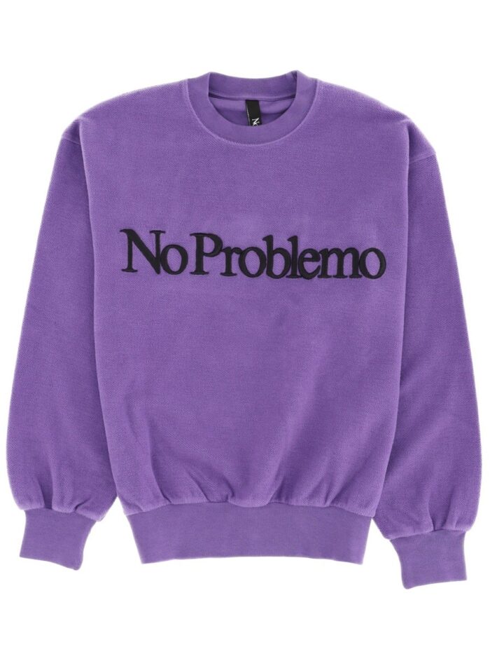 NO PROBLEMO SWEATSHIRT WITH LOGO
