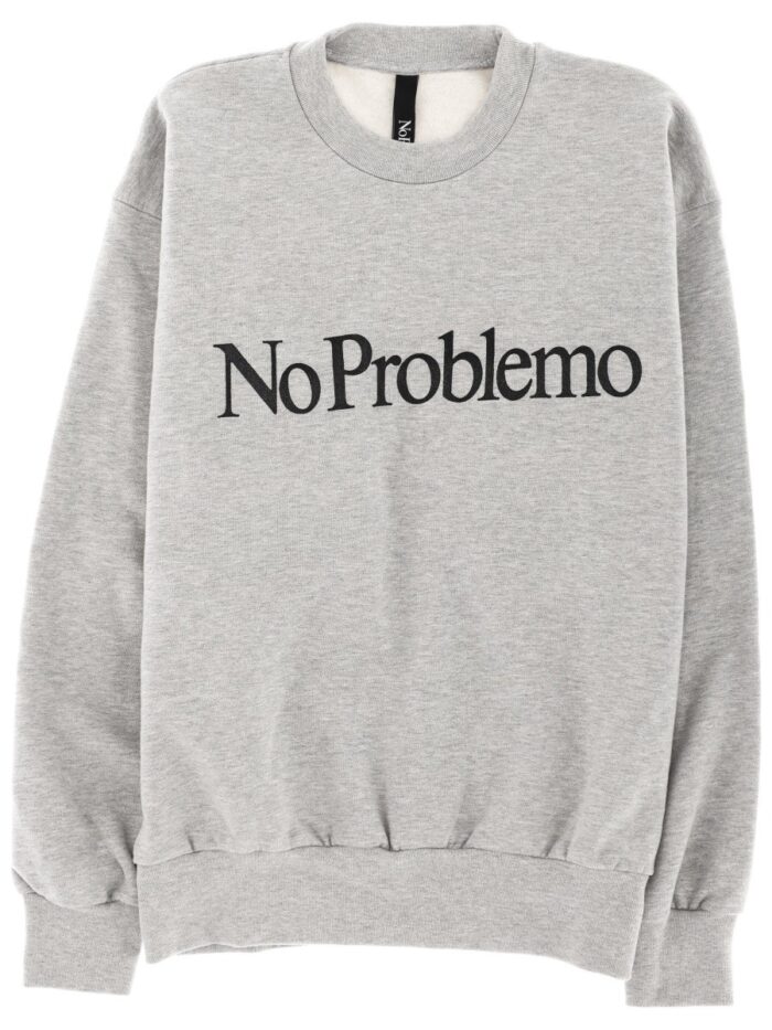 no problemo sweatshirt with logo NO PROBLEMO SWEATSHIRT WITH LOGO