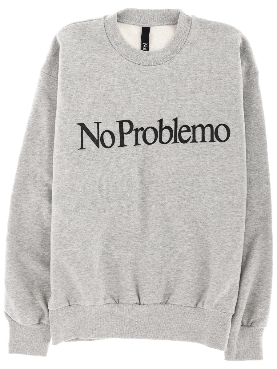 NO PROBLEMO SWEATSHIRT WITH LOGO