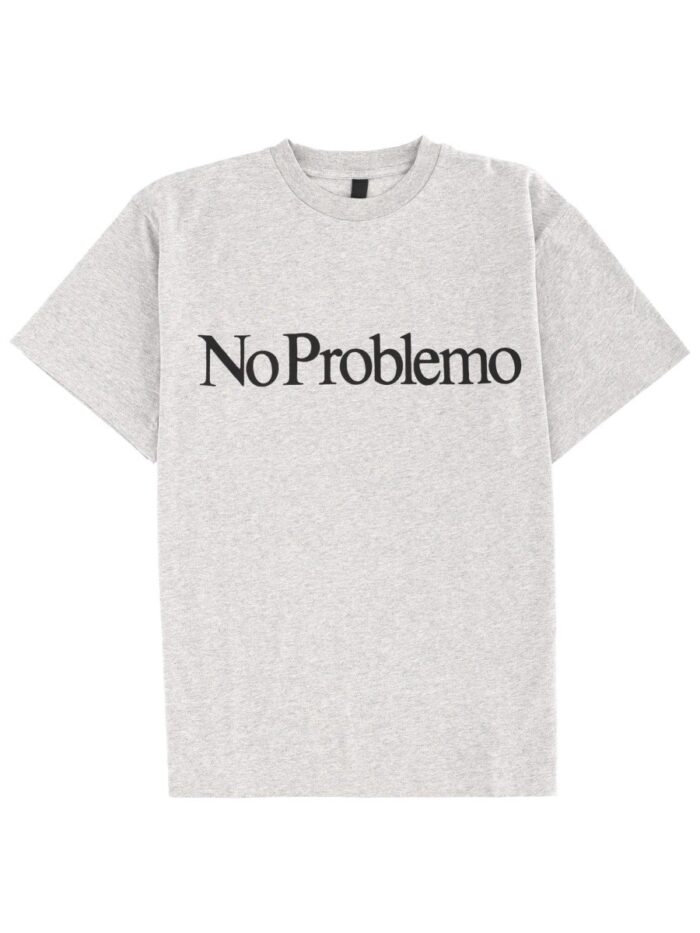 no problemo t shirt with logo NO PROBLEMO T-SHIRT WITH LOGO