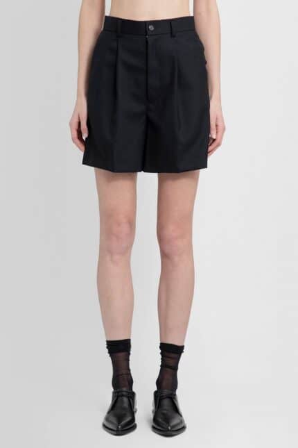 NOIR KEI NINOMIYA High-waisted Pleated Wool Shorts