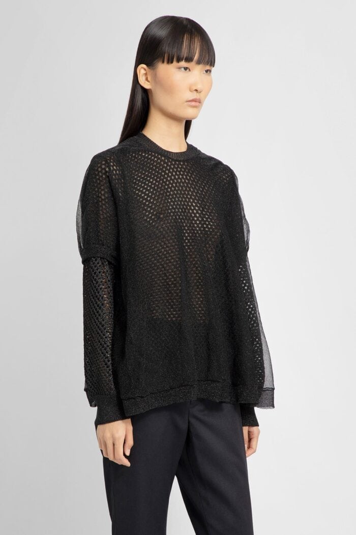 NOIR KEI NINOMIYA Knitted Layered Sweater