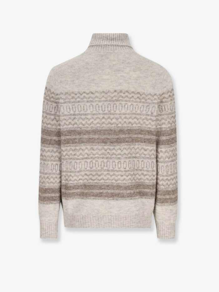 Brunello Cucinelli Nordic Jacquard Alpaca, Cashmere And Wool Blend Sweater