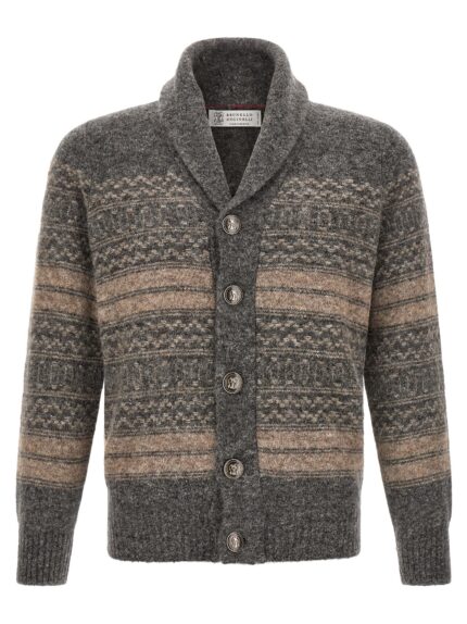 Brunello Cucinelli 'Nordic Jacquard' Cardigan