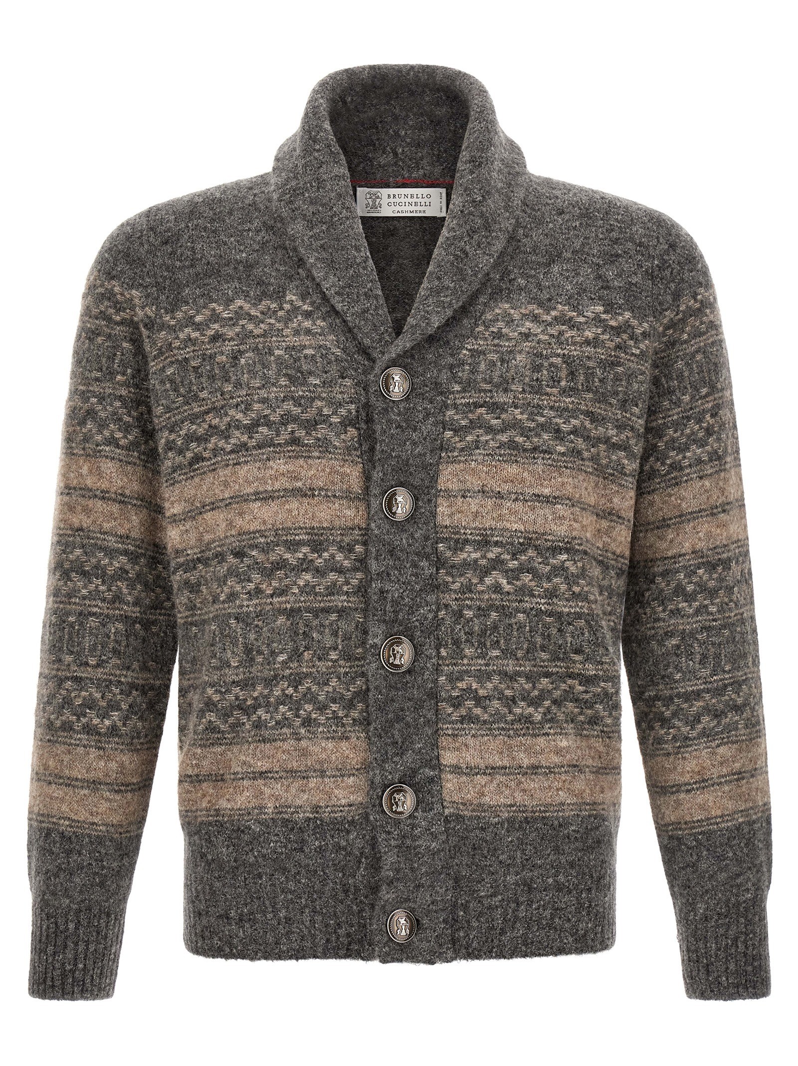 Brunello Cucinelli 'Nordic Jacquard' Cardigan