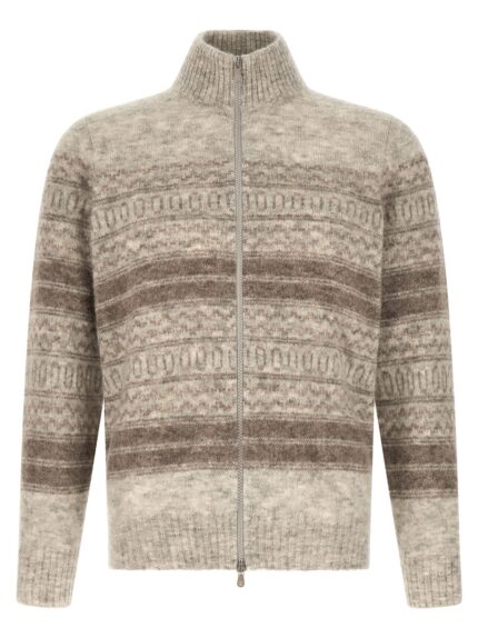Brunello Cucinelli 'Nordic Jacquard' Cardigan