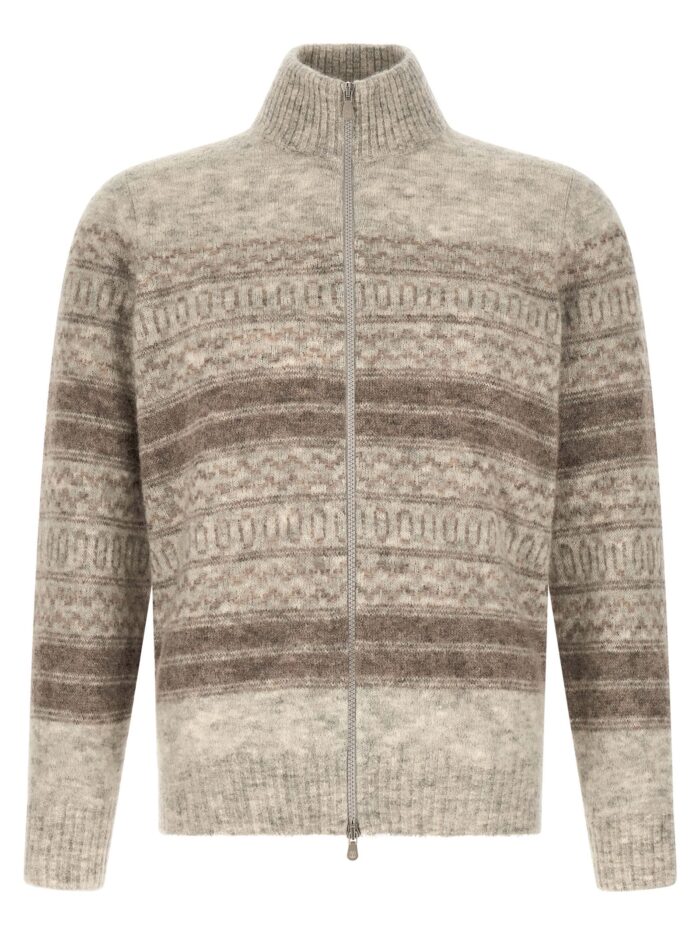 Brunello Cucinelli 'Nordic Jacquard' Cardigan