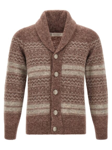 Brunello Cucinelli 'Nordic Jacquard' Cardigan