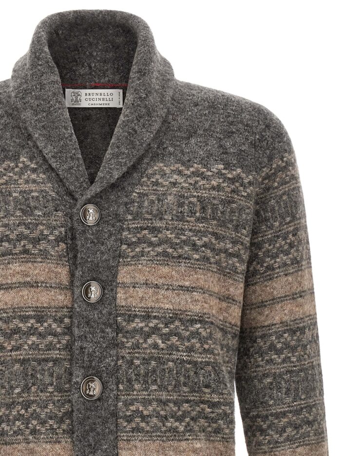 Brunello Cucinelli 'Nordic Jacquard' Cardigan