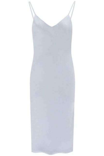 NORMA KAMALI Crepe Satin Slip Dress