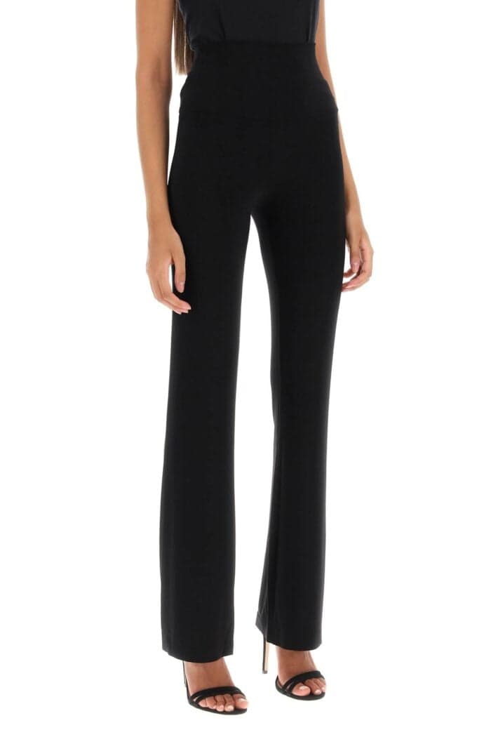 Norma Kamali Flared Jersey Pants