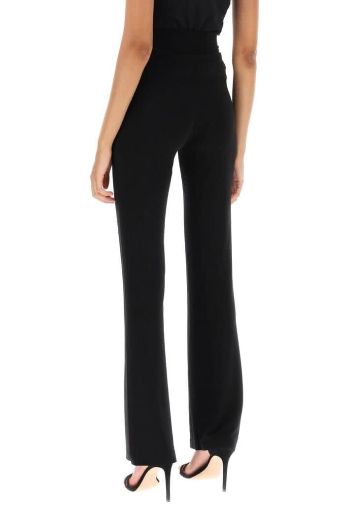 Norma Kamali Flared Jersey Pants