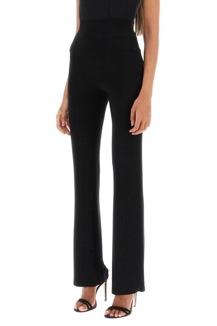 Norma Kamali Flared Jersey Pants