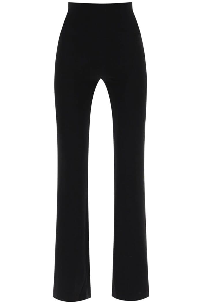 Norma Kamali Flared Jersey Pants