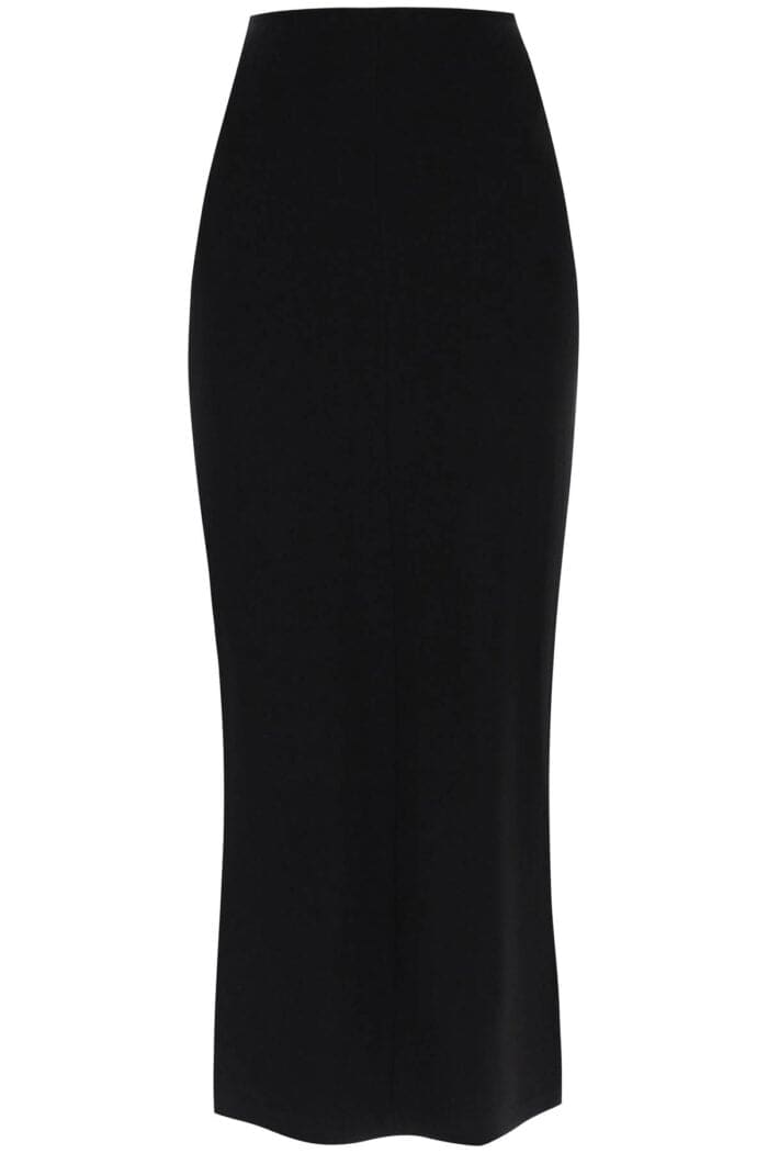 NORMA KAMALI Long Skirt In Poly Lycra