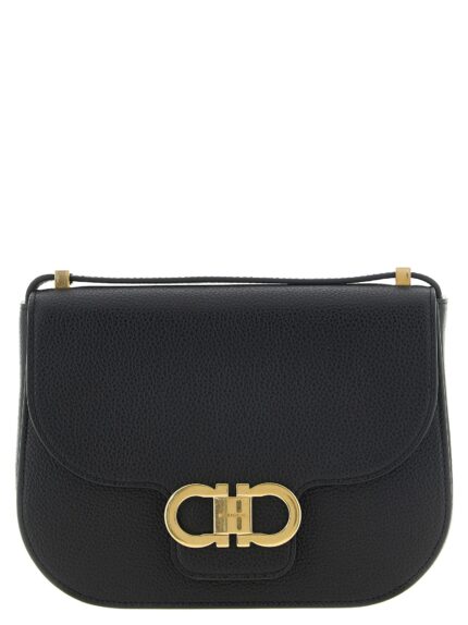 Ferragamo 'North-South Double Gancini' Crossbody Bag