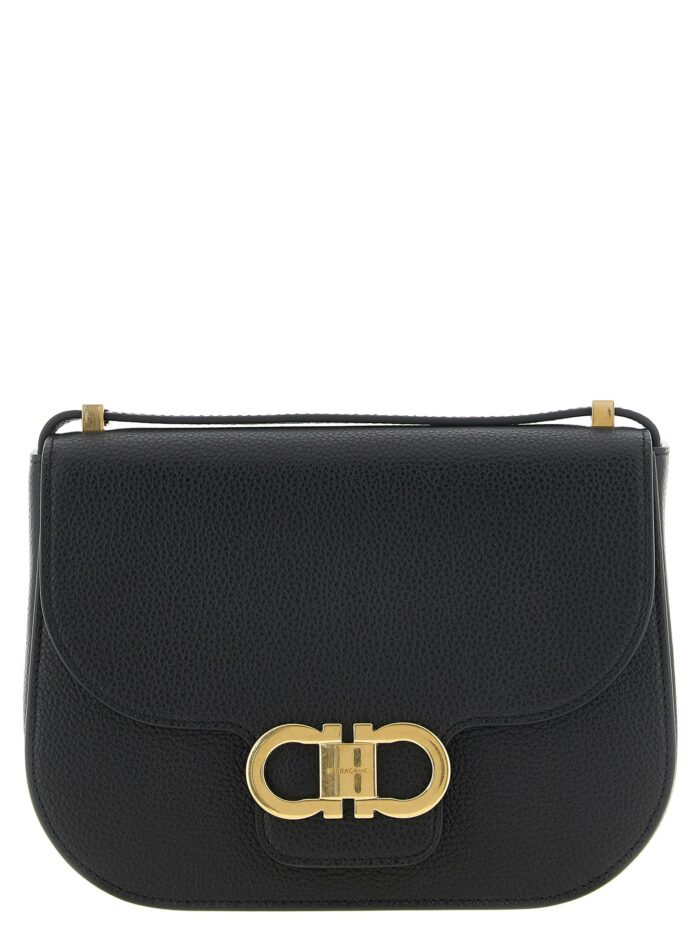 Ferragamo 'North-South Double Gancini' Crossbody Bag