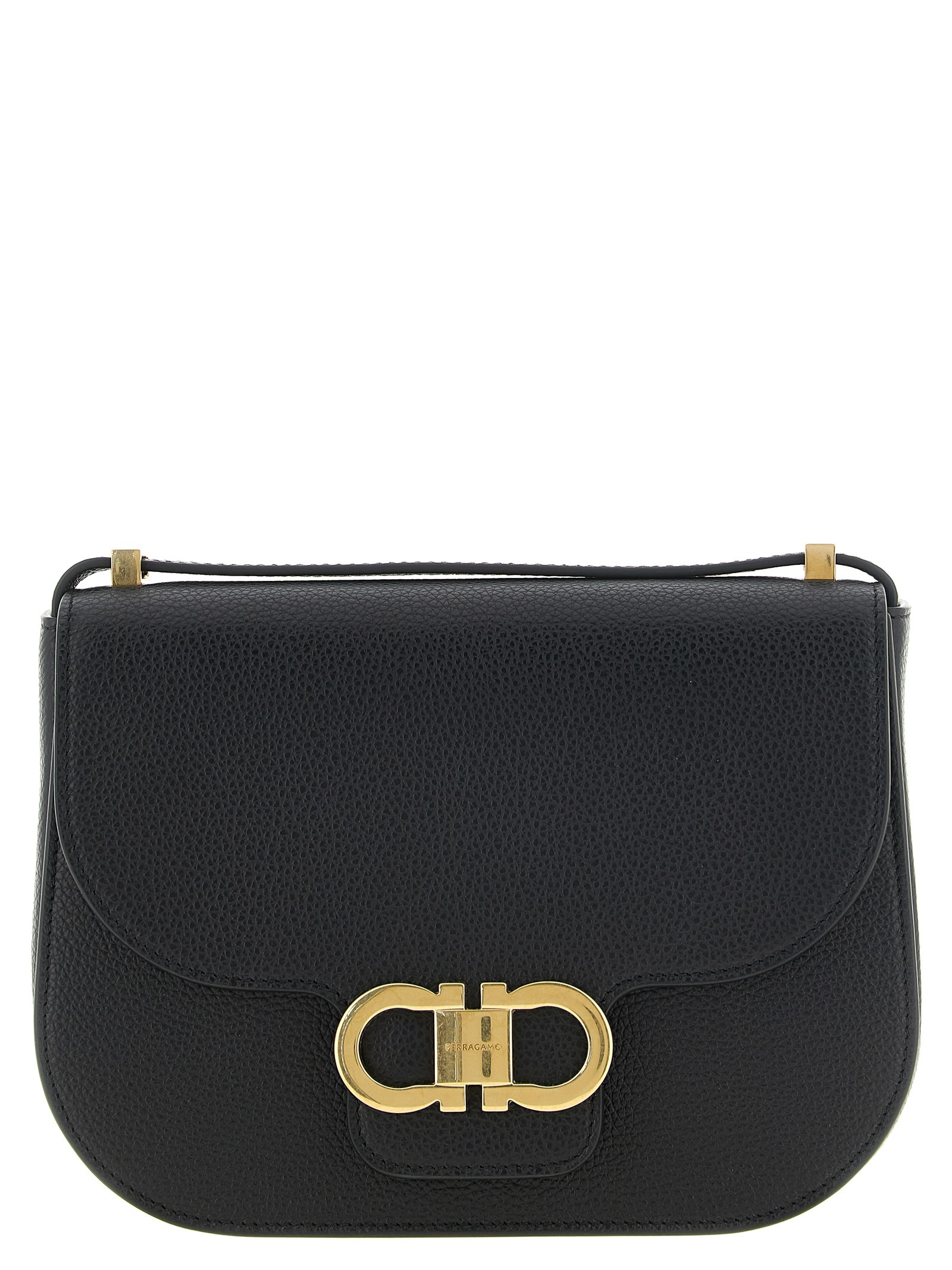 Ferragamo 'North-South Double Gancini' Crossbody Bag