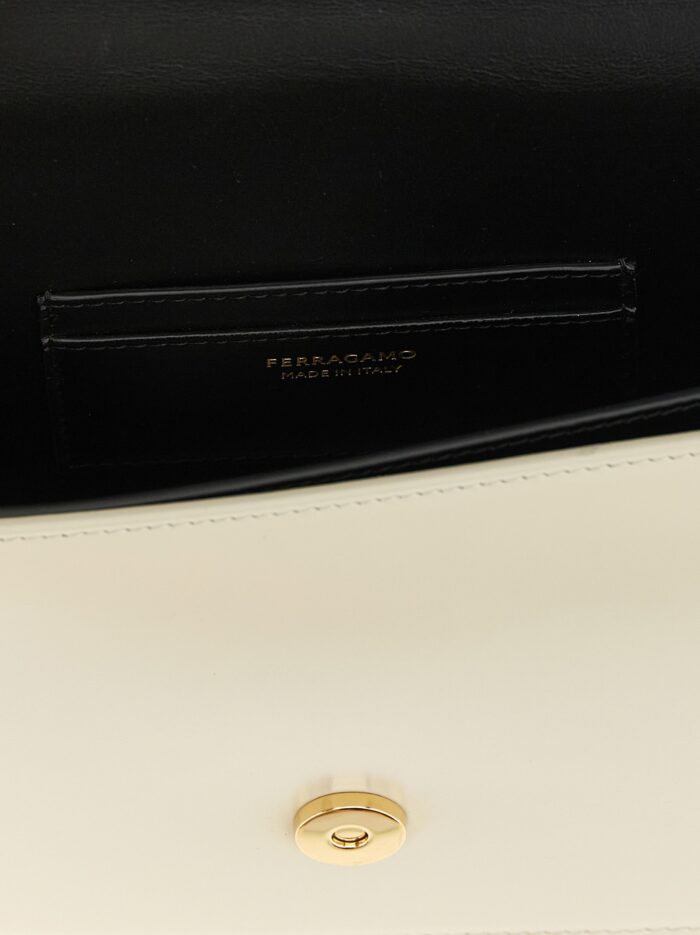 Ferragamo 'North-South Double Gancini (XS)' Crossbody Bag