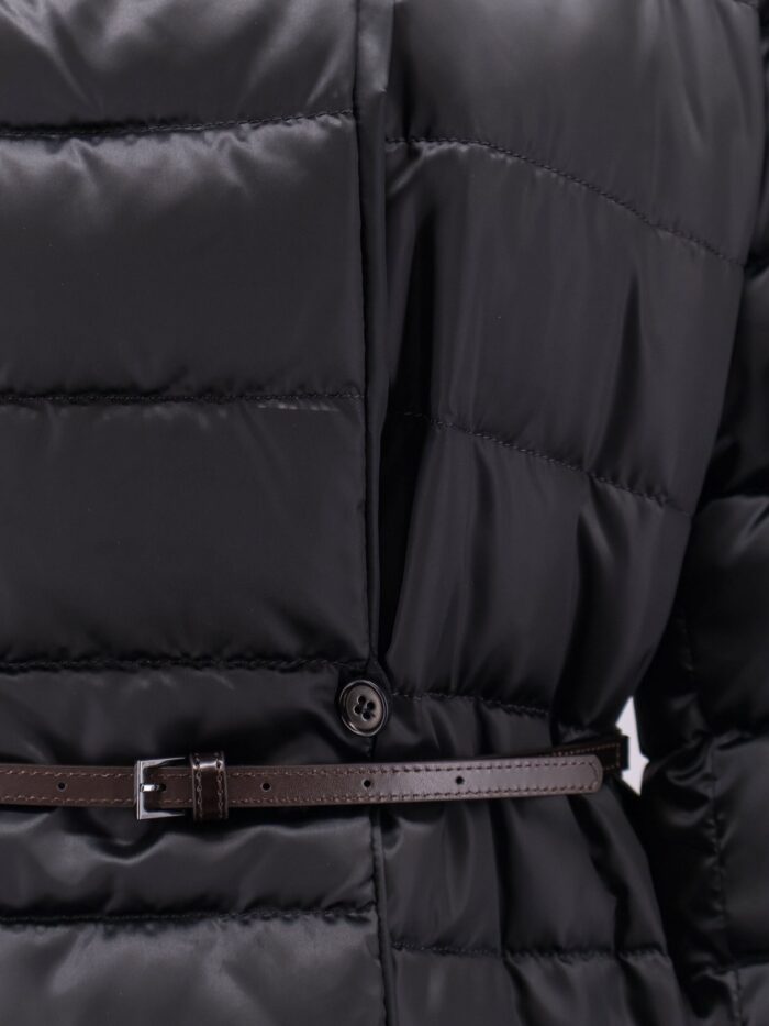 MAX MARA THE CUBE Novef The Cube Long Down Jacket With Belt