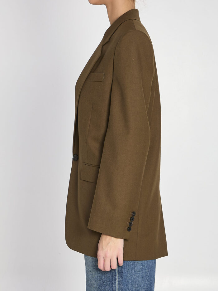 Saint Laurent Khaki wool jacket