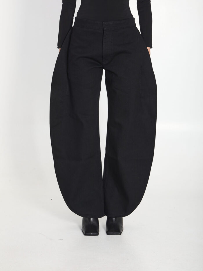 alaia petals denim jeans Alaia Petals denim jeans