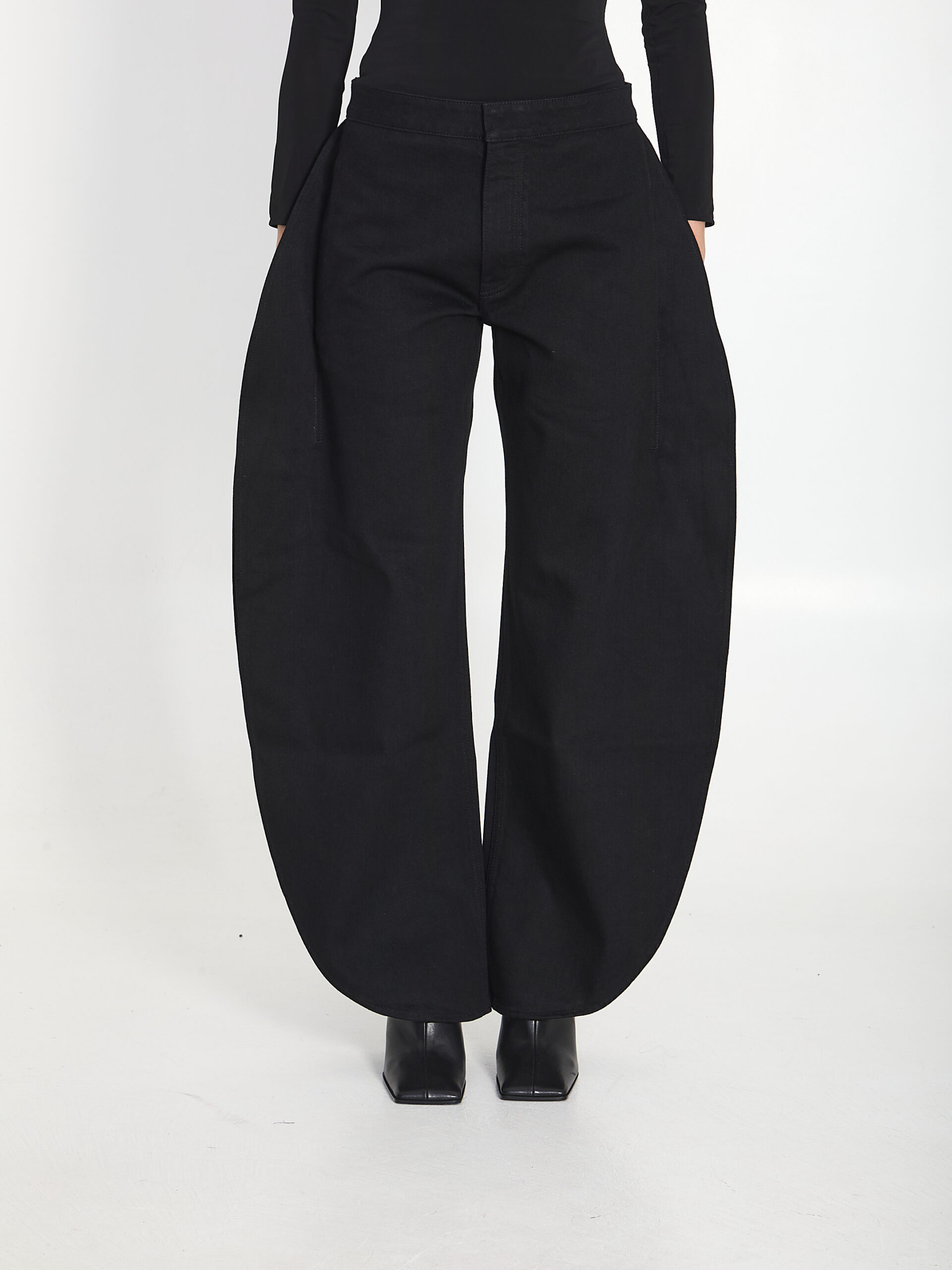 Alaia Petals denim jeans
