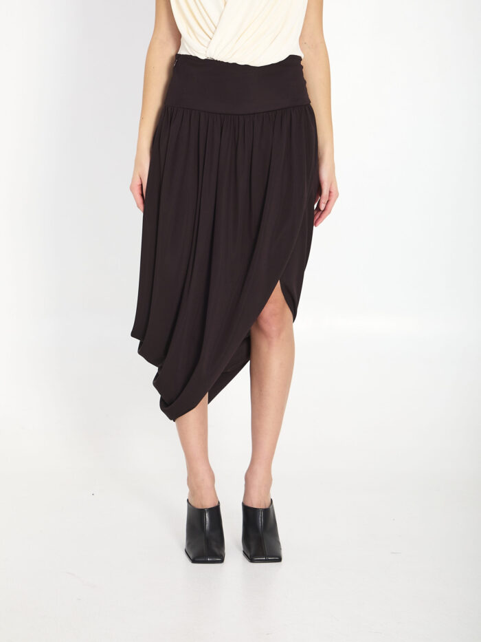 alaia twisted midi skirt Alaia Twisted midi skirt