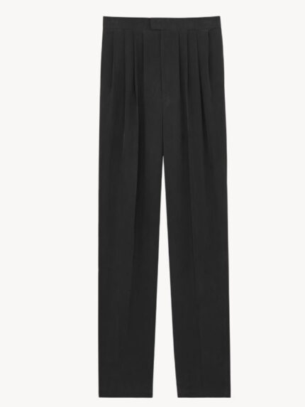 Saint Laurent Habotai silk pants