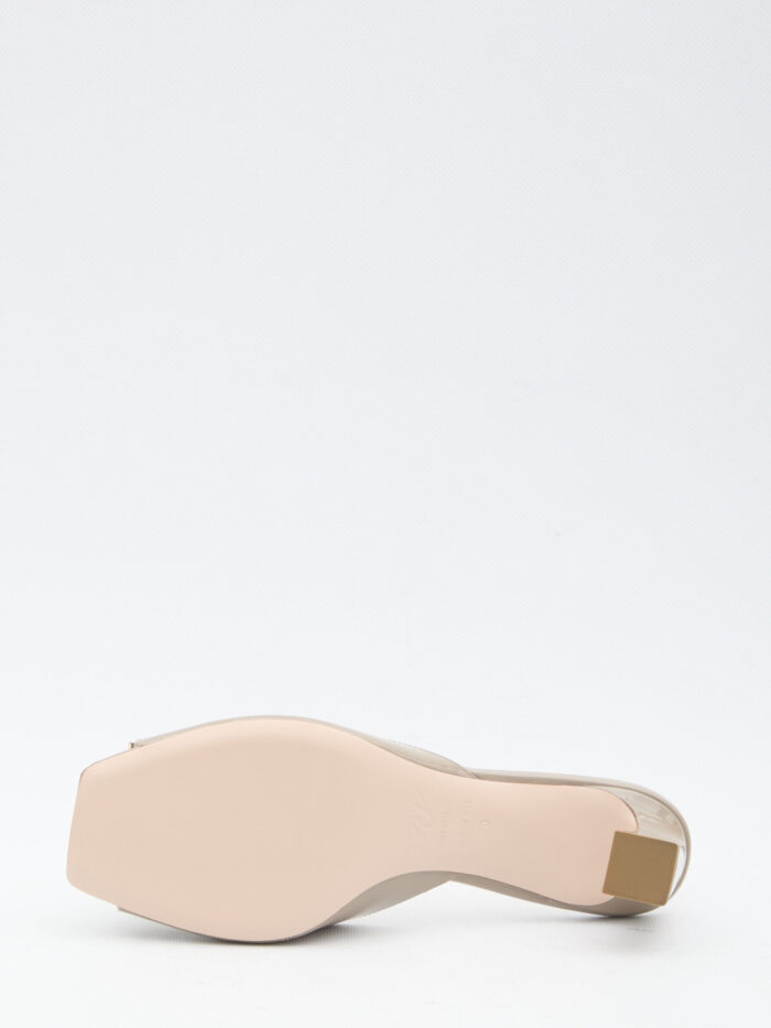 Roger Vivier Trompette Metal Mules