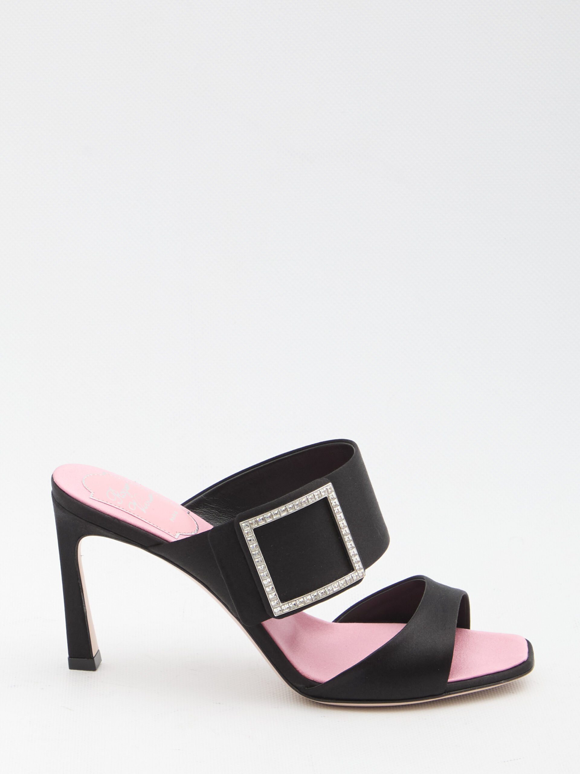 Roger Vivier Trompette satin mules