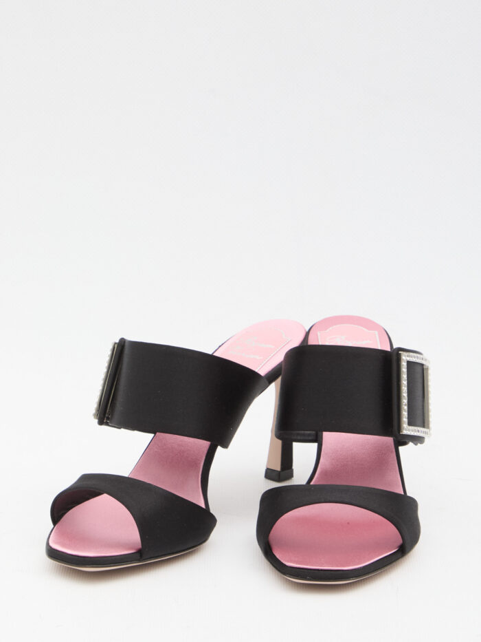Roger Vivier Trompette satin mules