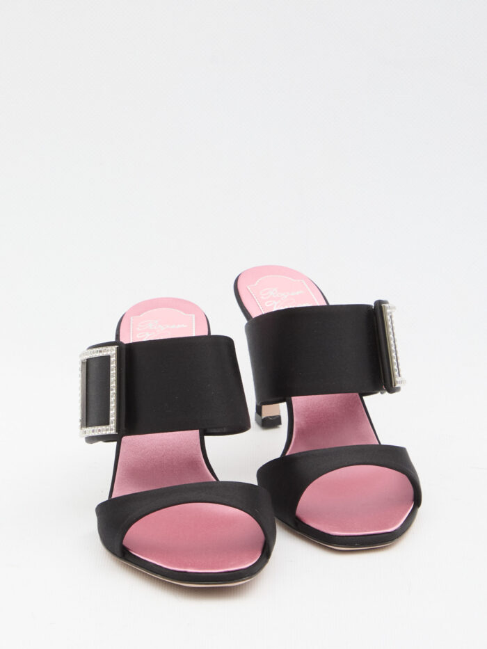 Roger Vivier Trompette satin mules