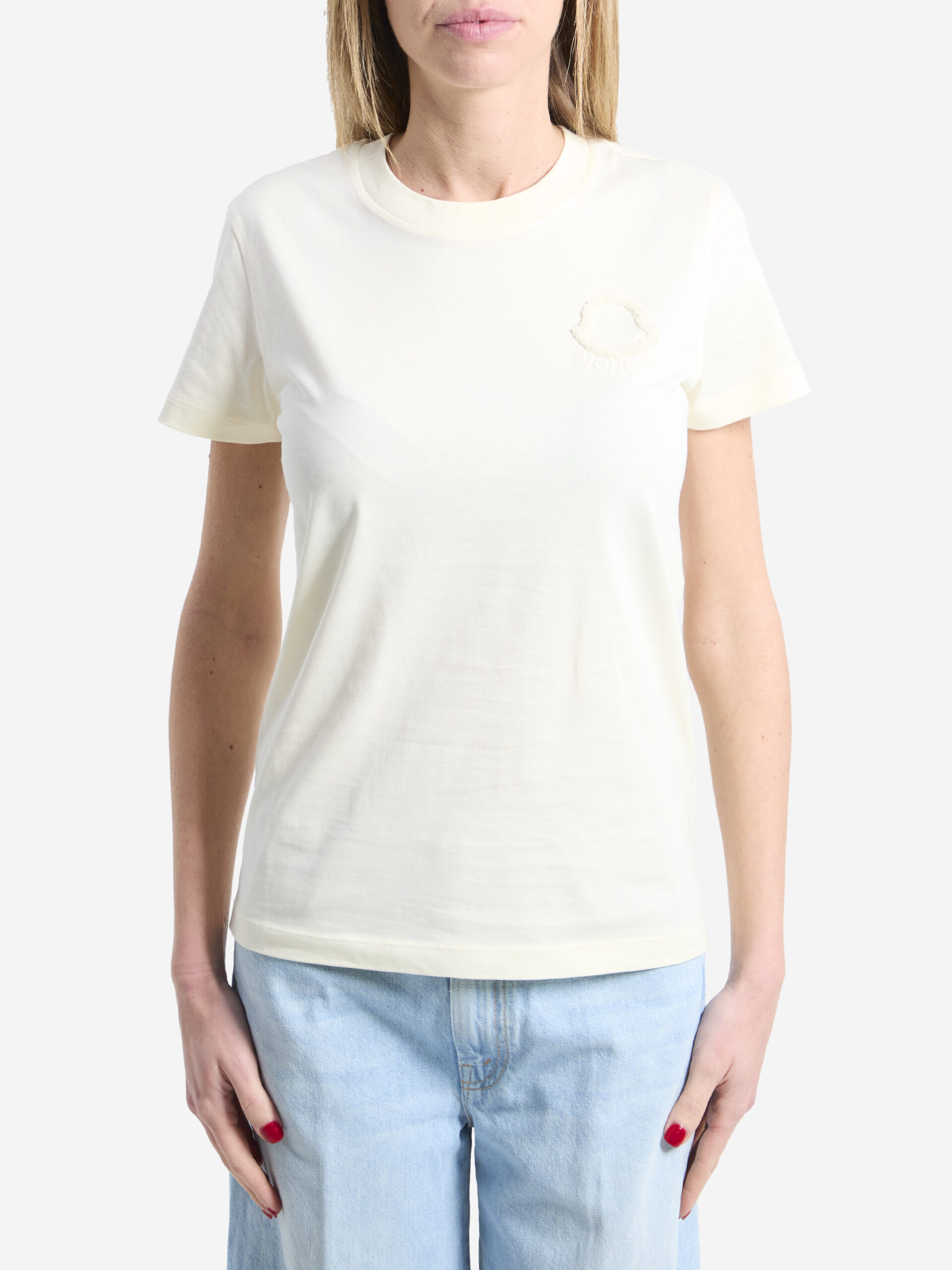 Moncler T-shirt with embroidered logo