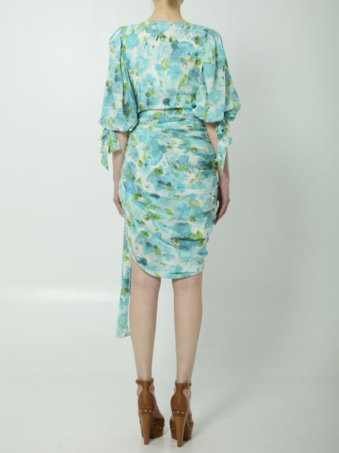 Chloe Printed silk midi dress