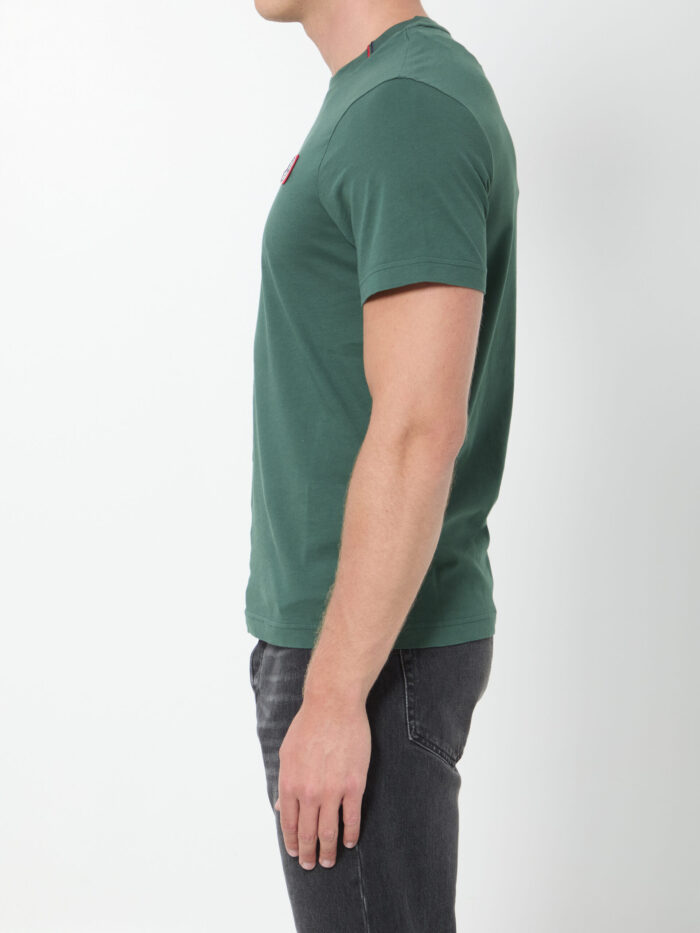 Moncler Cotton T-shirt with tricolor logo