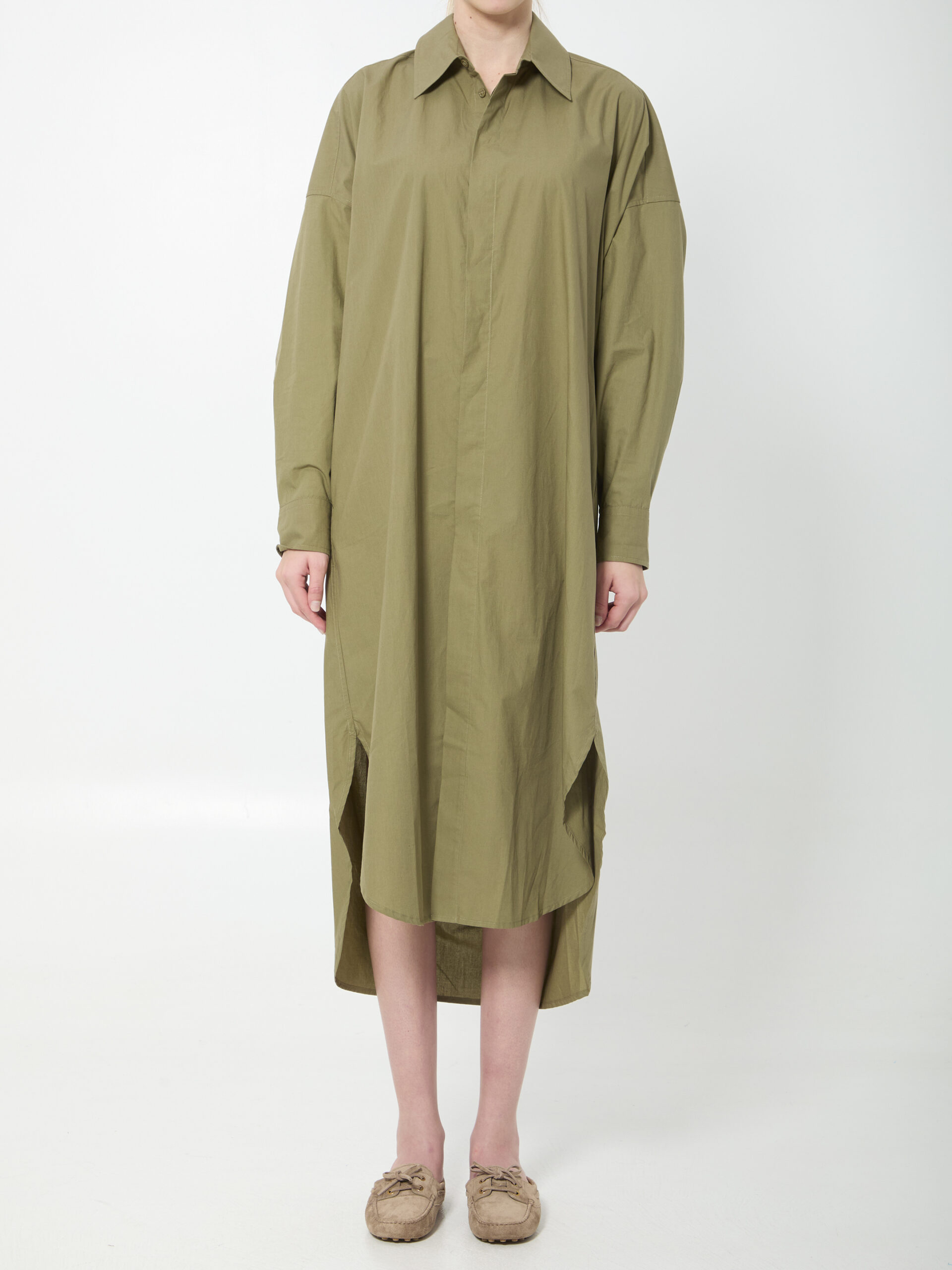 The Frankie Shop Bloom organic cotton shirt dress