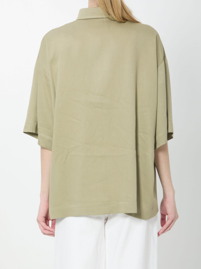 The Frankie Shop Eda fluid polo shirt