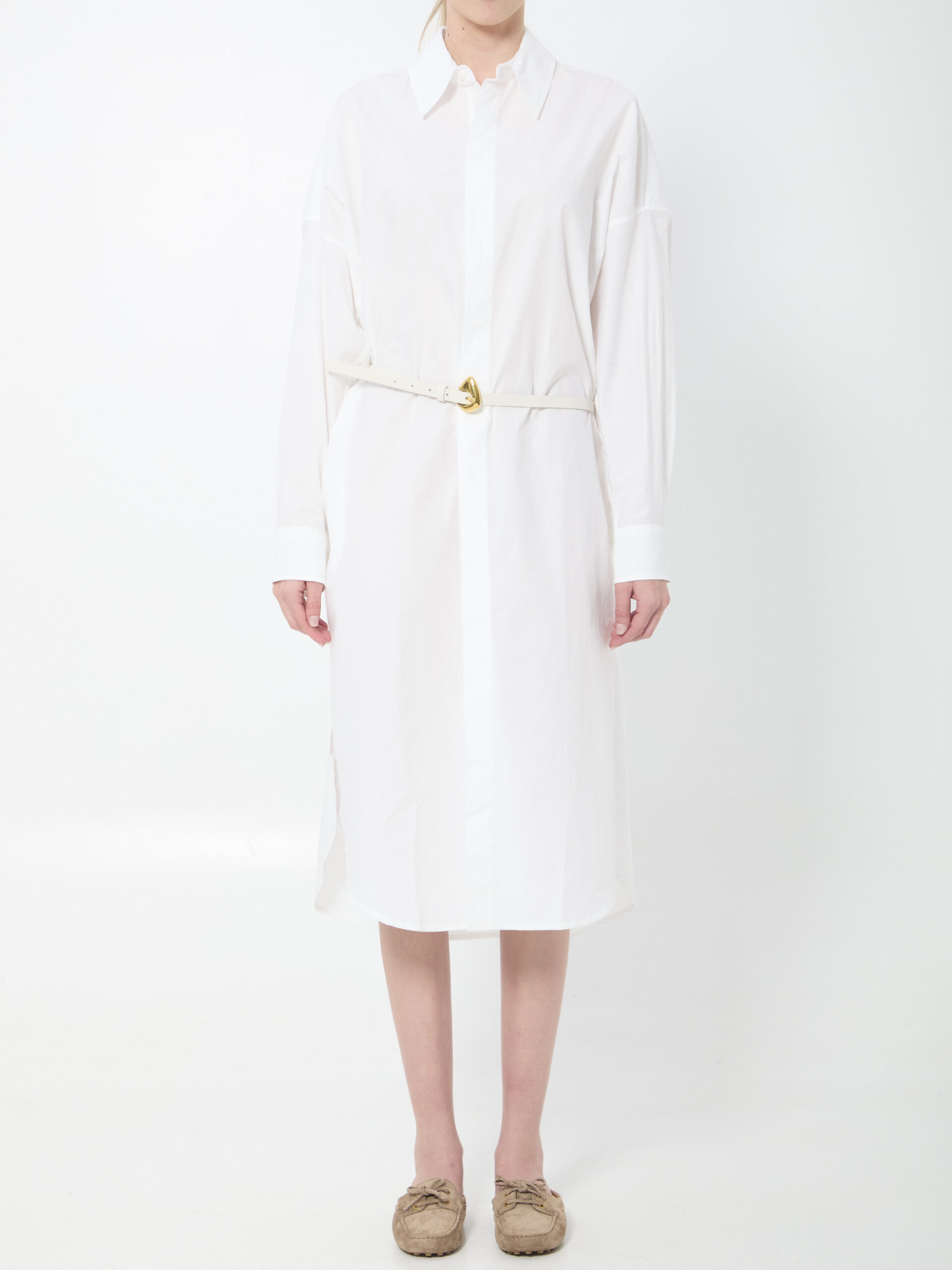 The Frankie Shop Bloom organic cotton shirt dress