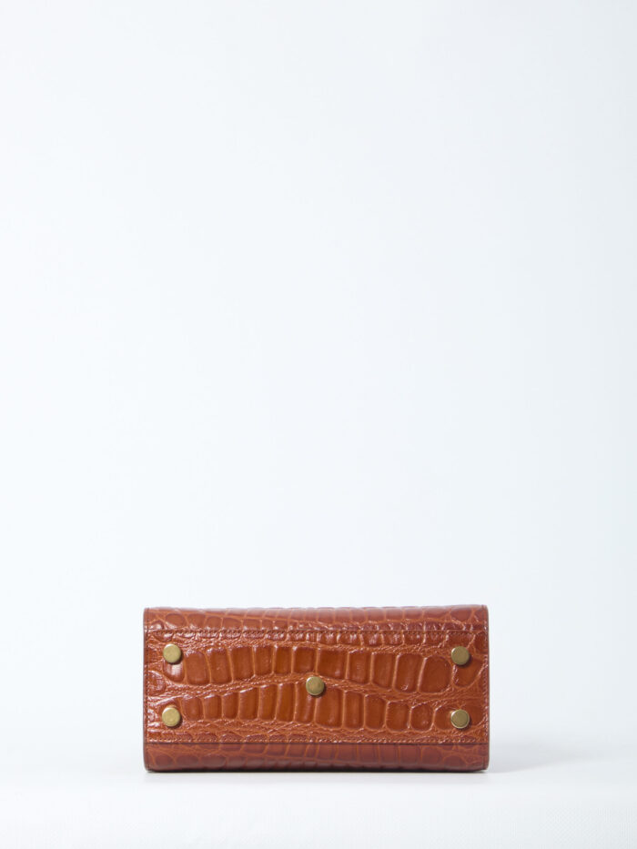 Saint Laurent Sac De Jour nano crocodile bag