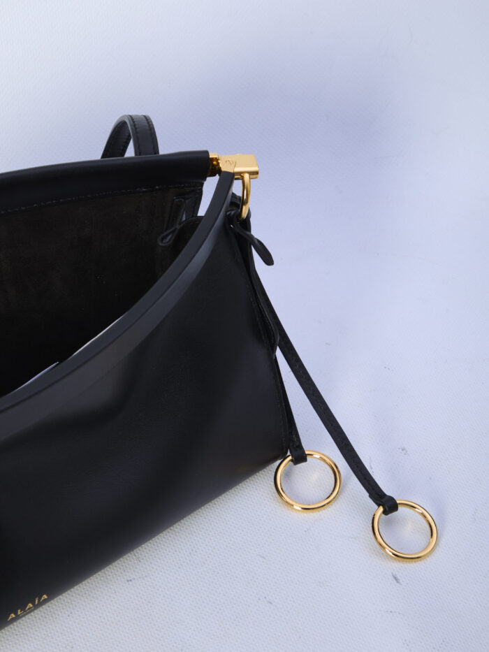 Alaia Medium Le Click East West black bag