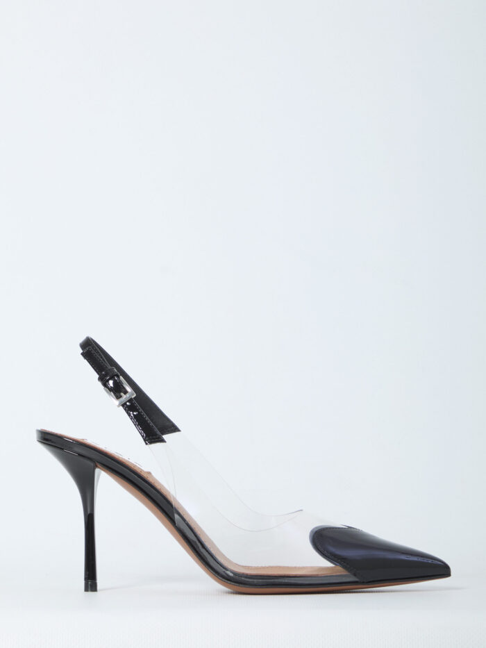 alaia le coeur slingback pumps Alaia Le Coeur slingback pumps