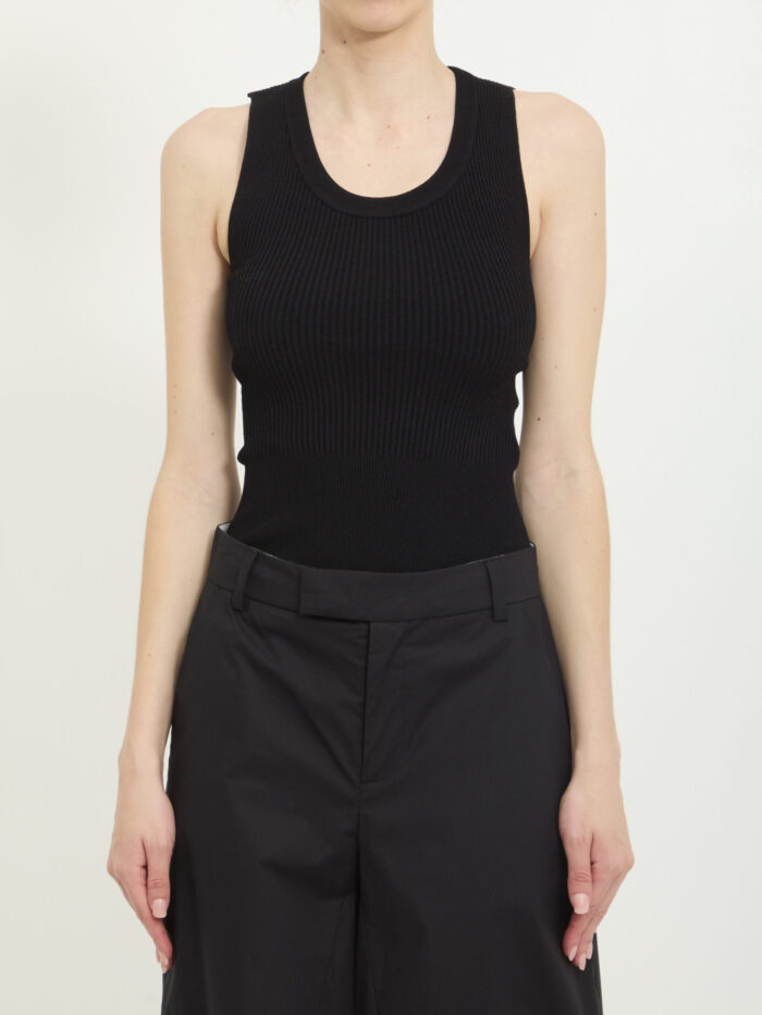 alaia rib knit tank top Alaia Rib knit tank top