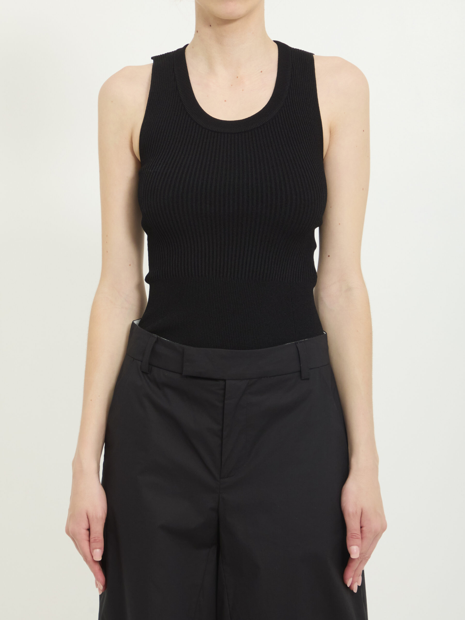 Alaia Rib knit tank top